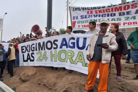 13 asentamientos humanos de VES piden contar con agua potable
