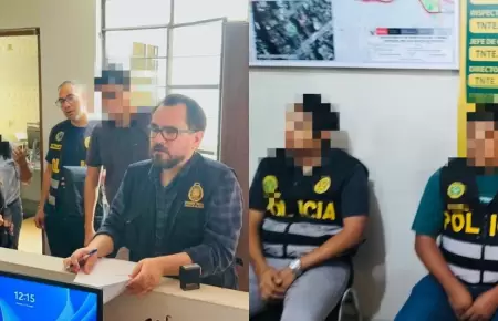 Intervenci�n contra presuntos polic�as corruptos.