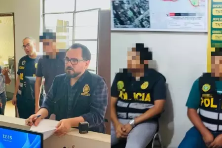 Intervenci�n contra presuntos polic�as corruptos.