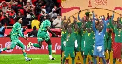 Senegal campe�n de la Copa Africana 2025.