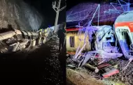 Tragedia en la v�as del tren: Doble descarrilamiento deja al menos 21 fallecidos y un centenar de heridos