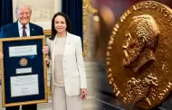 Fundaci�n Nobel aclara que Corina Machado no deb�a dar su premio a Donald Trump: "Ni siquiera simb�licamente"