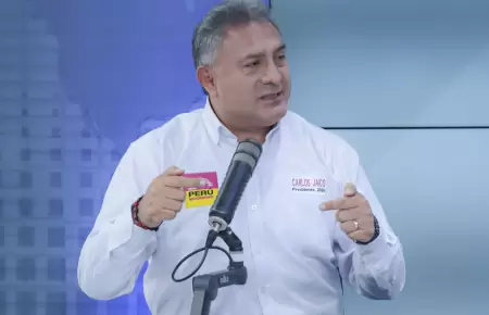 Carlos Jaico propone muerte civil a funcionarios corruptos dentro del Estado.