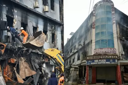 Incendio en centro comercial dej� a 21 personas fallecidas.