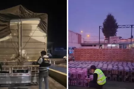 M�s de 1 mill�n de soles incautados en productos de contrabando