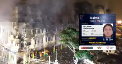 S/50 mil de recompensa por datos de pr�fuga del caso Nicolini