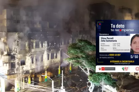 S/50 mil de recompensa por datos de pr�fuga del caso Nicolini