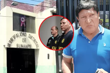 Detienen a alcalde de Sunampe por presuntamente liderar organizaci�n criminal