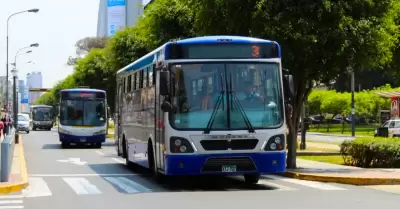 Buses del corredor Azul tendr�an v�a exclusiva en la avenida Arequipa.