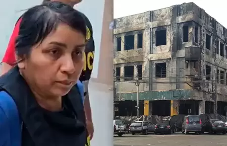 Capturaron a pr�fuga responsable del incendio en galer�a Nicolini.