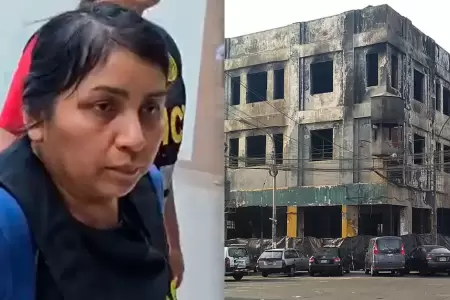Capturaron a pr�fuga responsable del incendio en galer�a Nicolini.