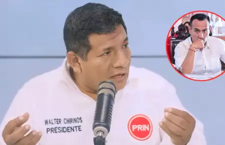 Candidato presidencial Walter Chirinos asegur� que Jer� "deber�a irse" tras reun
