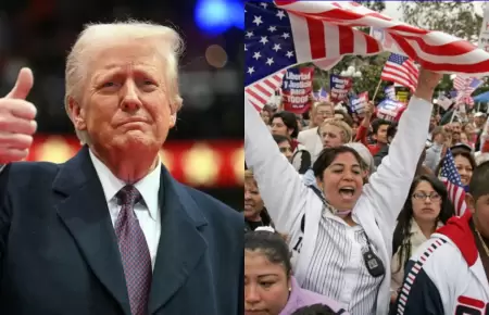 Trump asegura que les agradan los hispanos.