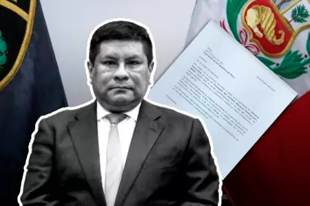 Yataco present� su renuncia irrevocable al cargo.