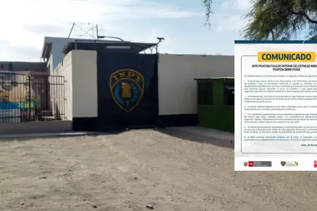 Reo de penal de Piura intent� fugar m�s fue detenido