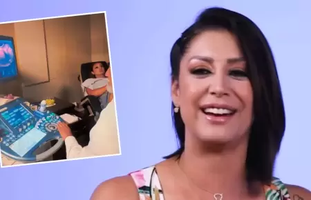 Karla Tarazona deja ver ecograf�a desde cl�nica de fertilidad