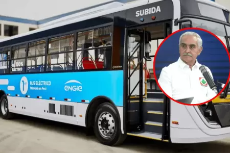 Alianza Venceremos propone comprar 10 mil buses el�ctricos para el transporte