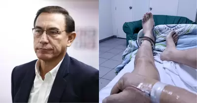 Mart�n Vizcarra anuncia que perdi� un ri��n tras intervenci�n quir�rgica.