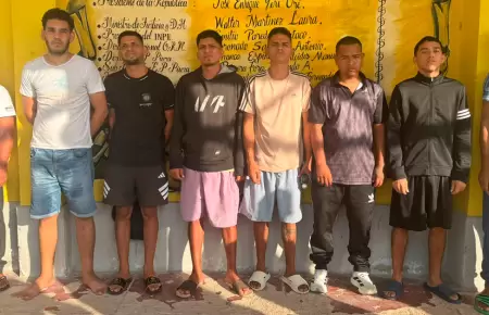 Trasladan a ocho peligrosos internos al penal de Chiclayo.