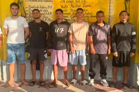 Trasladan a ocho peligrosos internos al penal de Chiclayo.