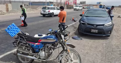 Violento choque termin� con la vida de un motociclista