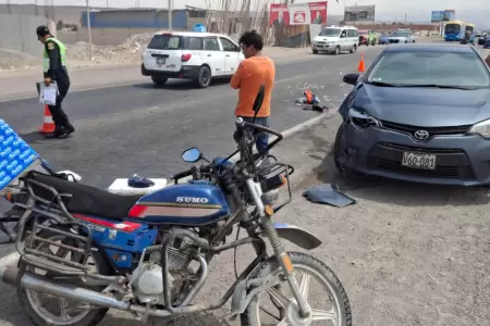 Violento choque termin� con la vida de un motociclista