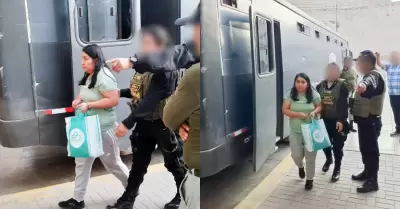Vilma Ze�a Santamar�a bajo resguardo policial