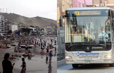 Metropolitano anuncia servicio playero hasta Anc�n.