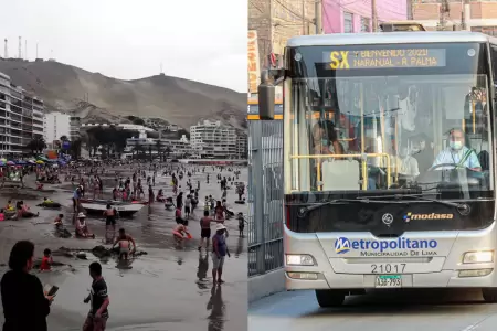 Metropolitano anuncia servicio playero hasta Anc�n.