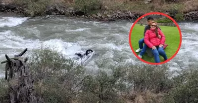 Esposos mueren tras ca�da de su veh�culo en r�o de Yauyos