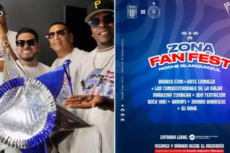 Alianza Lima: Se confirma show de Barrio Fino pese a que Bryan Torres est� bajo