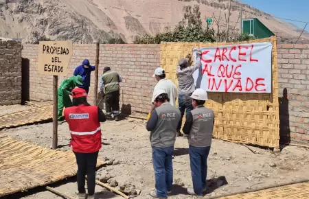 Cofopri recuper� m�s de 20 predios invadidos ilegalmente durante el 2025.