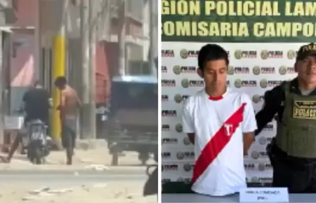 Detienen en Chiclayo a falso delivery