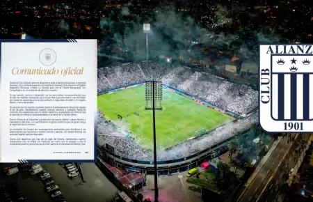 Club Alianza Lima lanza comunicado oficial por Noche Blanquiazul 2026