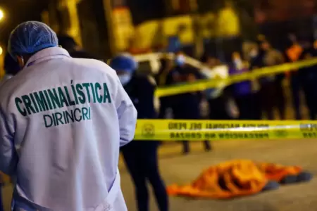 Homicidios en el Per� se incrementaron en el a�o 2025.