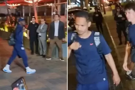 Primeras im�genes de futbolistas "agredidos"