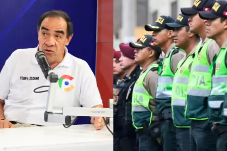 Candidato Yonhy Lescano propone una reorganizaci�n de la Polic�a Nacional del Pe