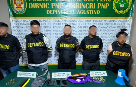 PNP desarticula banda 'Los Fantasmas de Acho'.