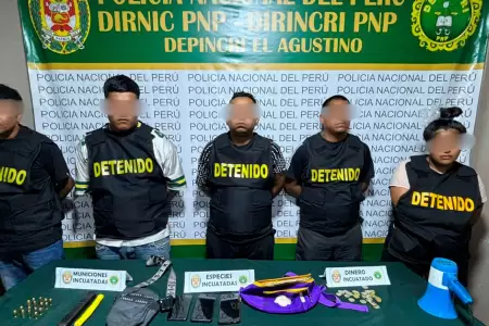 PNP desarticula banda 'Los Fantasmas de Acho'.