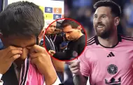 'Pol Deportes' ROMPE EN LLANTO tras conocer en vivo a Lionel Messi y firmarle camiseta de Inter de Miami
