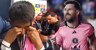 'Pol Deportes' ROMPE EN LLANTO tras conocer en vivo a Lionel Messi