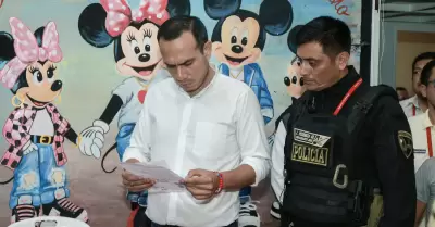 Jos� Jer� durante visita inopinada a Anc�n I