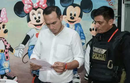 Jos� Jer� durante visita inopinada a Anc�n I