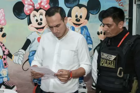 Jos� Jer� durante visita inopinada a Anc�n I