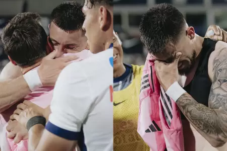 Alan Cantero se quebr� tras intercambiar camiseta con Lionel Messi.