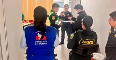 Intervenci�n en el Hospital de Yungay.