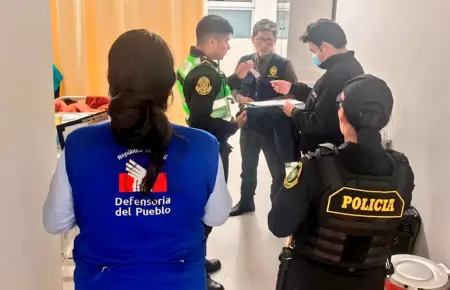 Intervenci�n en el Hospital de Yungay.