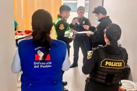 Intervenci�n en el Hospital de Yungay.