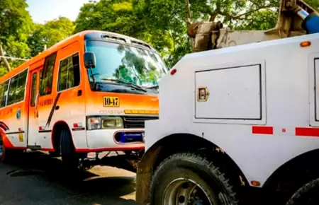 Operativo contra el transporte informal en Lima.