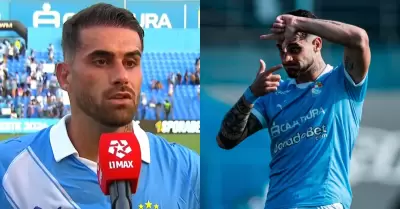 Felipe Vizeu marc� su primer gol en el 2026 en la Tarde Celeste.